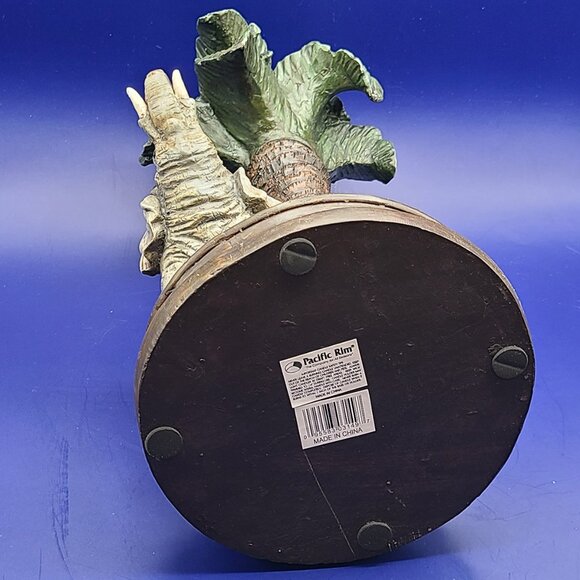 Pacific Rim Vintage Elephant Palm Tree Jungle Taper Candle Stick Holder 12" Tall - Picture 8 of 11